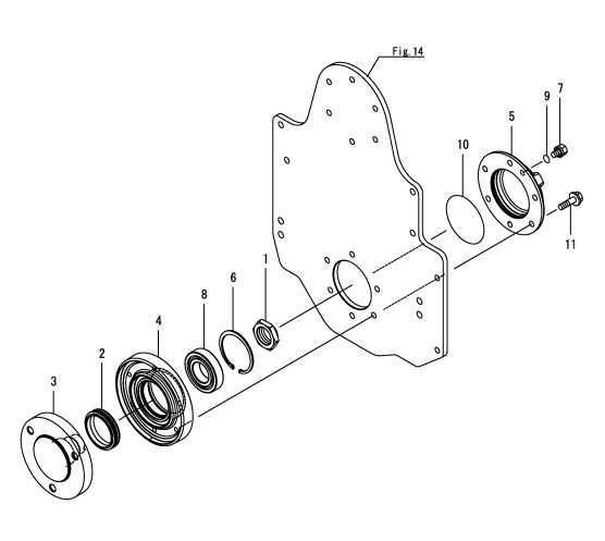 Trục rotor - phải 